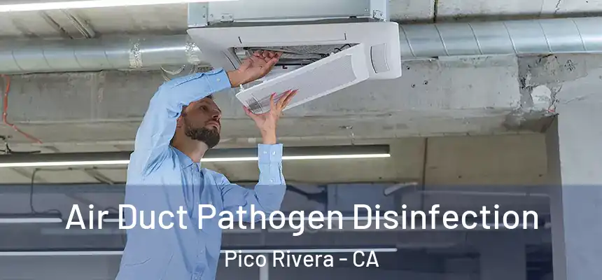 Air Duct Pathogen Disinfection Pico Rivera - CA