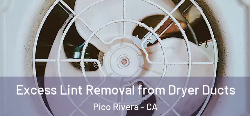 Excess Lint Removal from Dryer Ducts Pico Rivera - CA